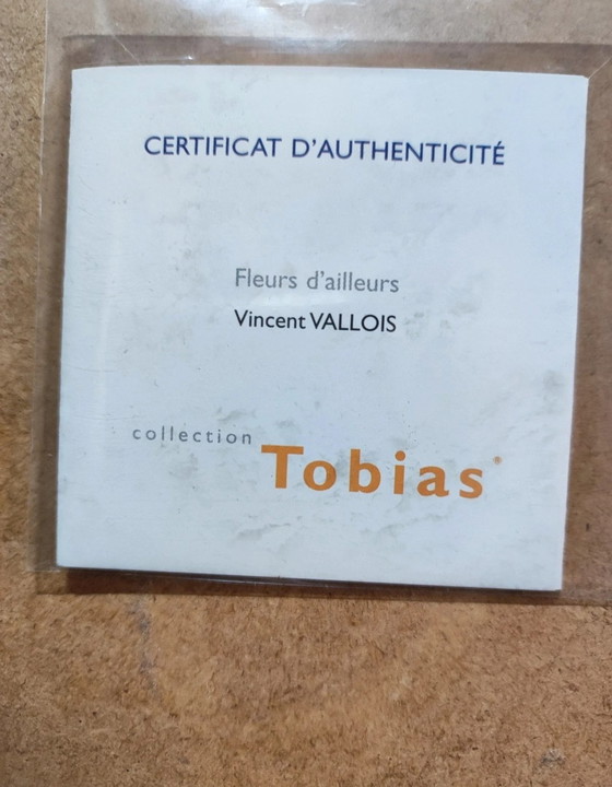 Image 1 of Lithograph "Flowers from Elsewhere" signed Vallois