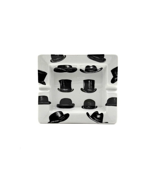 Cendrier en céramique, dans le style de Piero Fornasetti, France, années 1970