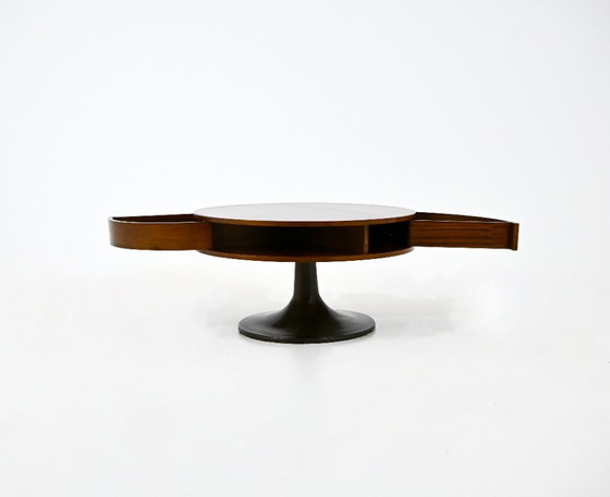 Table basse italienne, années 1970 – Tables basses, Métal, Bois (photo 4 of 10)