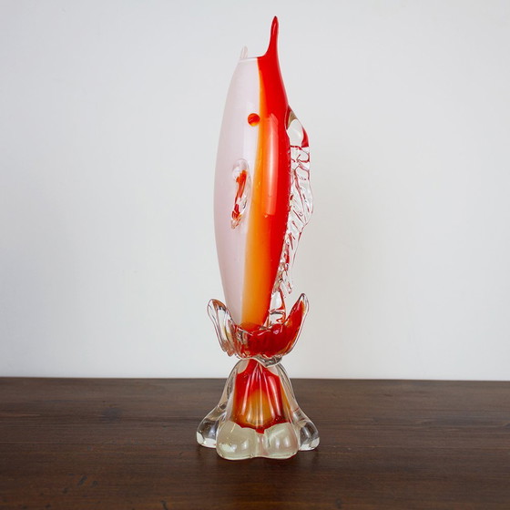 Image 1 of Poissons vintage en verre de Murano, Italie, années 1950, ensemble de 2
