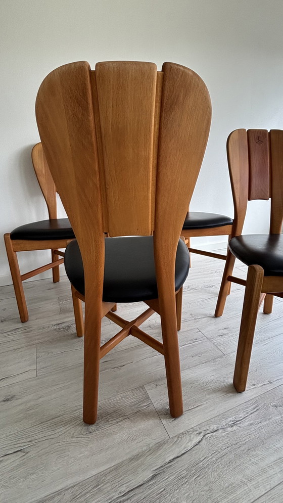 Image 1 of Set of four vintage dining chairs in Scandinavian style