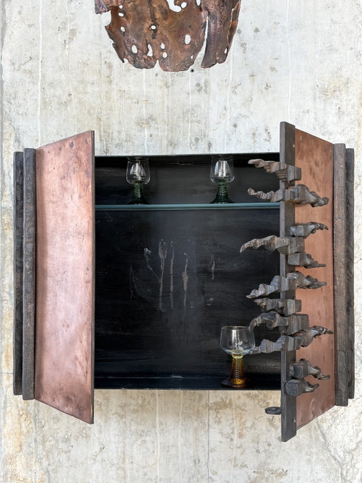 Mueble bar brutalista – drankenkasten, Copper, Other (photo 2 of 5)