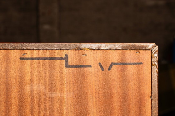 Image 1 of Modernist sideboard, 180 cm, French style in rosewood by Tricoire and Vecchione, TV unit 1960.