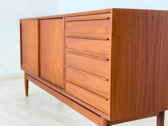 Danish teak sideboard by HP Hansen – Mid-Century living room cabinet from the 1960s – Wood, Vintage (photo 15 of 20)