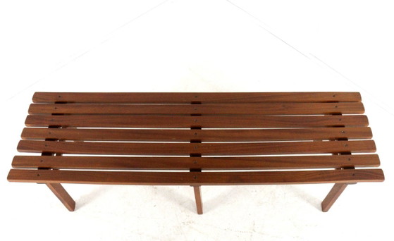 Vintage Wooden Slatted Bench 'Odijk' Midcentury – Benches (photo 12 of 15)