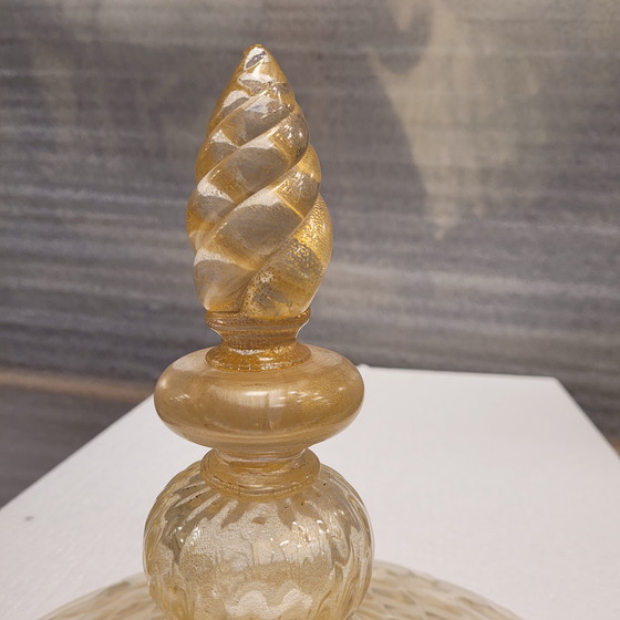 Image 1 of Lámpara De Pie, Cristal De Murano Y Polvo De Oro, Barovier & Toso, 50’S – Italia