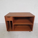 Cool sideboard or record player cabinet on wheels