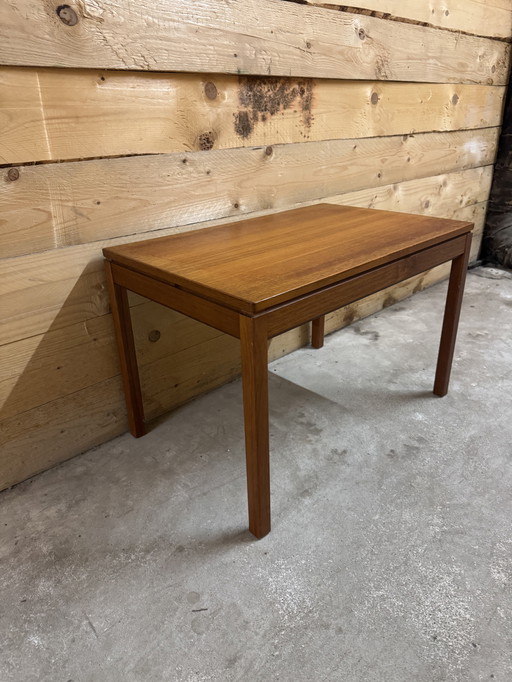 Teak side table Heggen Made In Norway Table Mid - Century