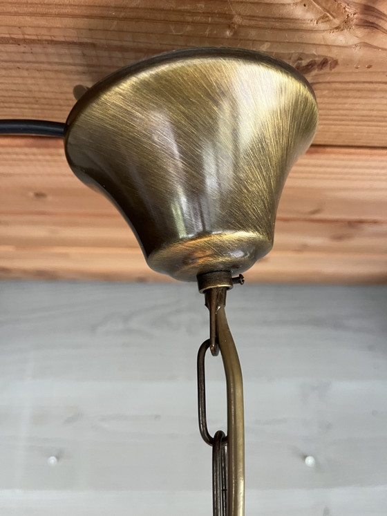 Image 1 of Suspension citrouille vintage Herda Amsterdam Hollywood Regency