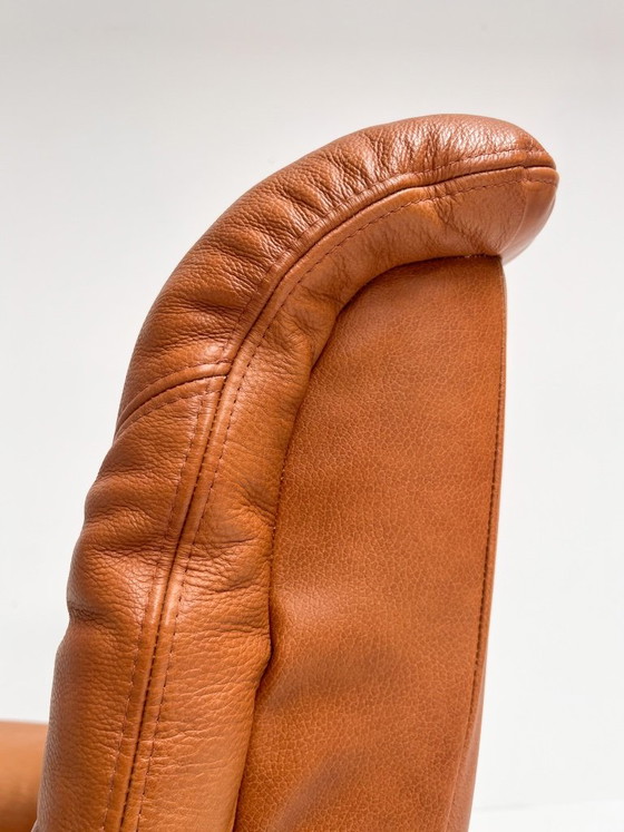 Poltrona reclinabile con pouf Hjort Knudsen, anni '90 – Poltrone relax, Leather, Wood, Vintage (photo 13 of 20)
