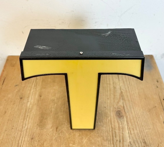 Image 1 of Vintage Illuminated Letter T, 1970s