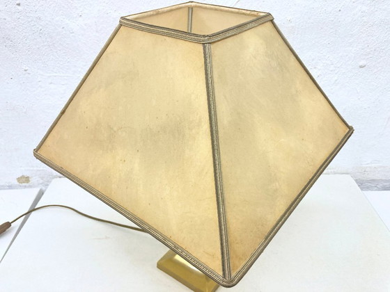 Image 1 of Lampada da tavolo di Kaiser Leuchten con base in ottone, stile Hollywood Regency anni '70/'80.