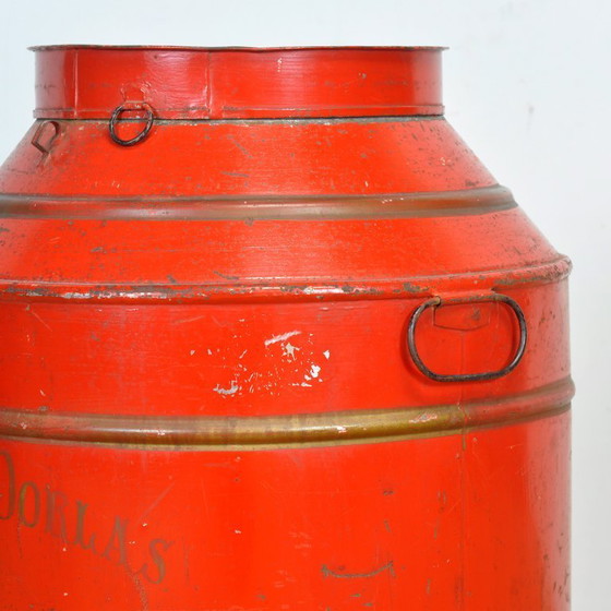 Image 1 of Lata grande de café de metal de J.C. Dorlas, circa 1920