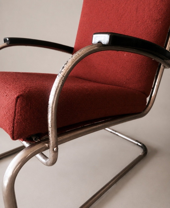 Image 1 of Zeldzame Gispen fauteuil VI-A-138 uit 1931