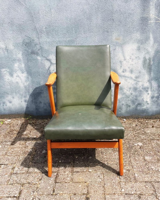 Image 1 of Grüner dänischer Sessel aus den 1960er Jahren