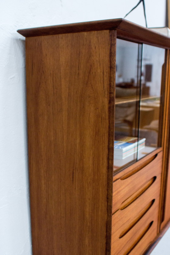 Image 1 of Vintage teak highboard sideboard Midcentury
