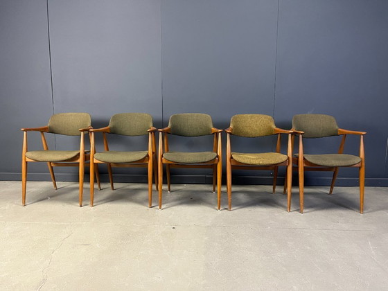 Image 1 of Sedie da pranzo vintage in teak di Casala, anni '60