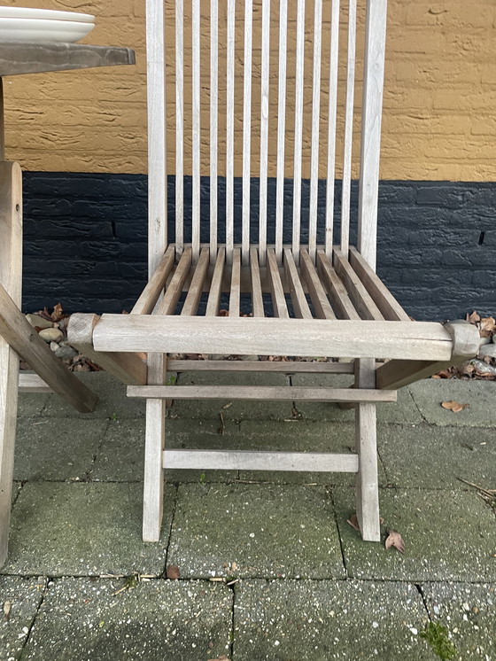 Image 1 of ensemble de jardin en teck