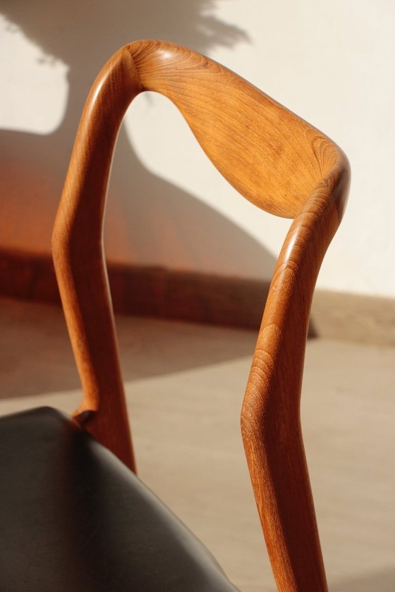 Image 1 of Set of 6 Vintage Scandinavian Teak Chairs – 1960s