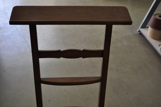Vintage Hungarian Wooden Kneeling Stool, 1940s (photo 3 of 5)