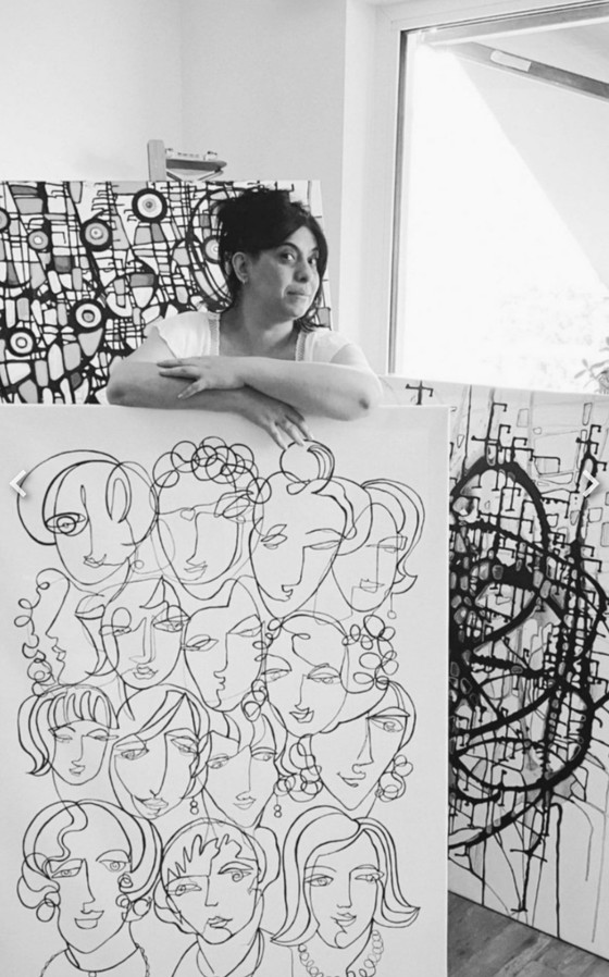 Image 1 of Natia Antadze Abstract Composition XXL
