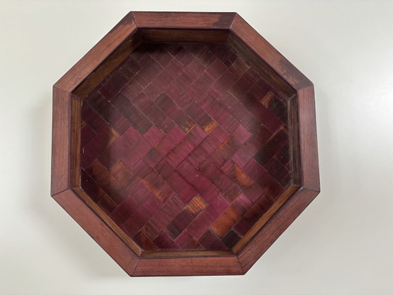 Image 1 of Dicing box, made of purple heart wood