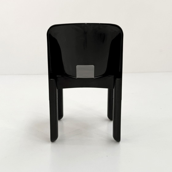 Image 1 of Chaise Universale Modèle 4867 noire par Joe Colombo pour Kartell, années 1970