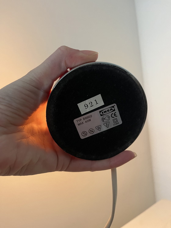 Image 1 of Vintage glazen schemerlamp Ikea jaren 90