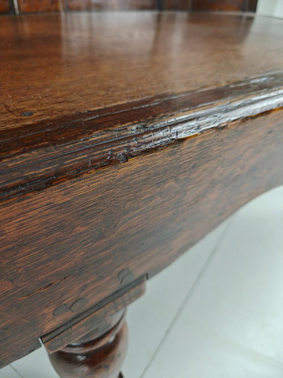 18th Century Georgian Oak Settle Bench – Dated Circa 1790 – Couches, Wood (photo 11 of 13)