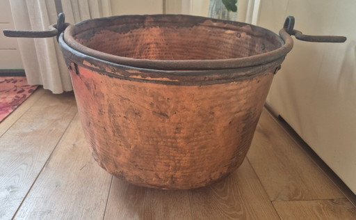 Grande vecchia teiera di rame – Arbucias / JN – decoratieve objecten, Copper (photo 2 of 7)