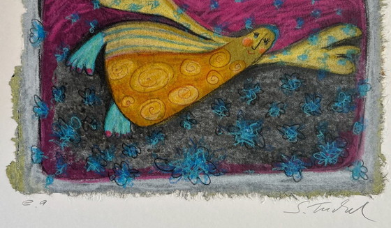 Image 1 of Zeefdruk Sabine Tuchel