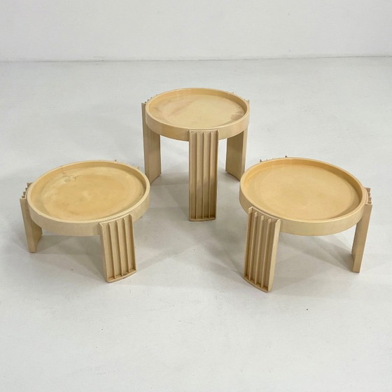 Image 1 of Set di 3 tavolini Marema di Gianfranco Frattini per Cassina, anni '60
