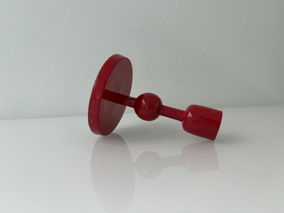 Portacandele in Metallo Rosso Fuoco – Design Moderno – rvs (photo 8 of 10)