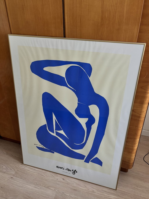 Affiche et cadre doré d'Henri Matisse