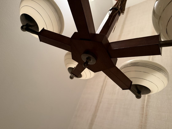 Image 1 of Lámpara escolar Amsterdamse colgar jaren 30