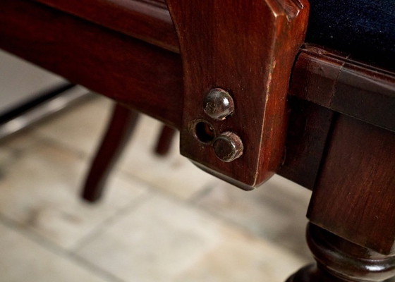 Image 1 of Set di 7 sedie in stile eclettico FAMEG Radomsko, anni '70/'80