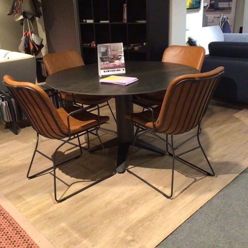 bert plantagie Carve eettafel - Ø130