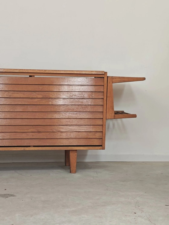 Storage chest for blankets or toys bar by Dyha Czech Republic 60, Storage cabinet, Wood, Mid Century Modern (photo 5 of 40)