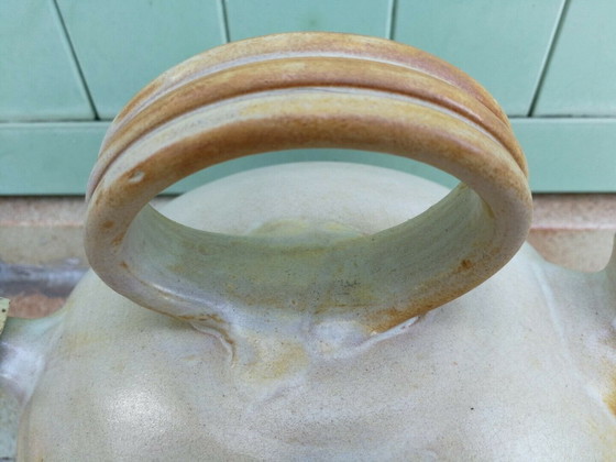 Image 1 of Raro antico vaso in terracotta smaltata del XIX secolo