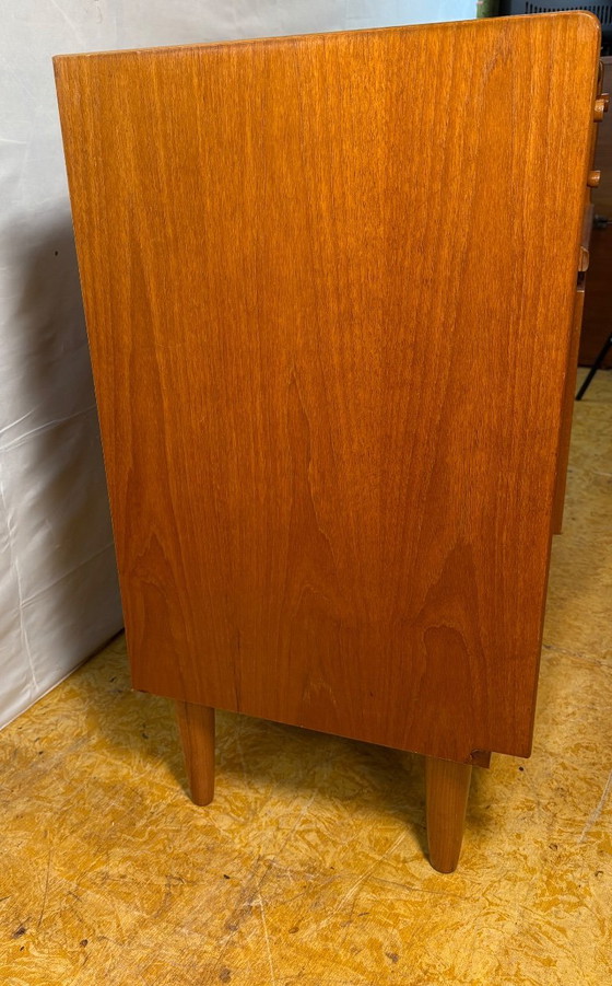 Image 1 of Mid Century Retro Teak Music Cabinet by Nathan (Circa 1960)  A fantastic and funky mid century modern teak music cabinet by Nath