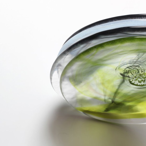 Image 1 of Set aus 4 Kosta Boda „Mine“ Glas-Desserttellern von Ulrica Hydman Vallien