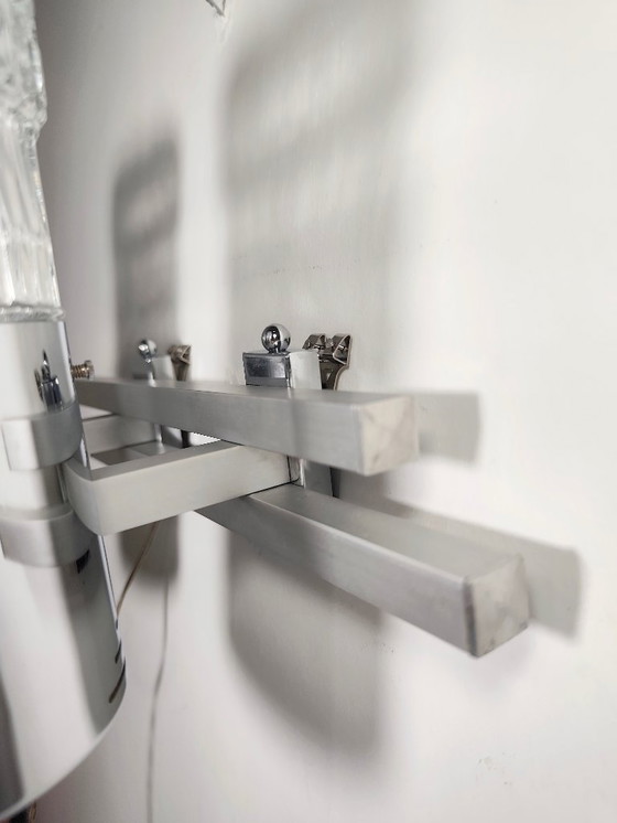 Image 1 of Lámpara de techo de cristal. España, años 50.