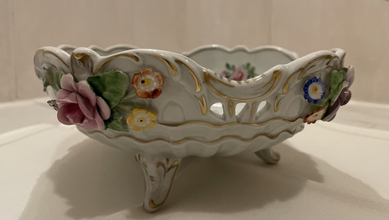 Image 1 of Rara ciotola / vaso / decorazione in porcellana Ø 18 cm di Plaue 1817