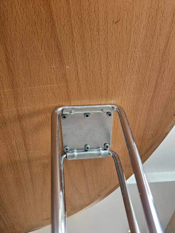 Image 1 of 6 chaises papillon + table Superellips par Arne Jacobsen pour Fritz Hansen