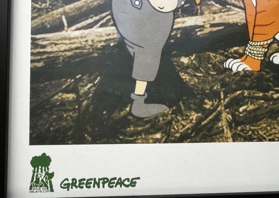 Image 1 of Banksy „Save or Delete“ (Greenpeace Campaign 2002)