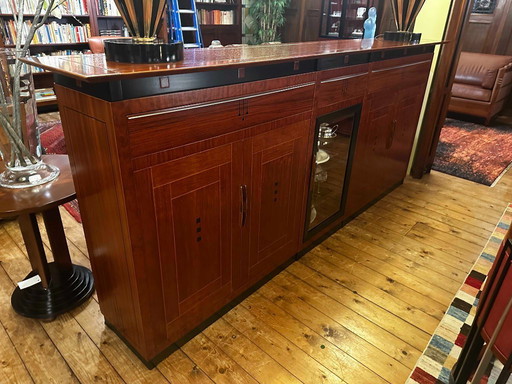 Exklusives Frits Schuitema Sideboard: Akzente aus Bubinga, Ebenholz und Aluminium