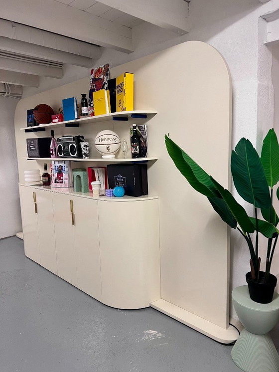 Image 1 of ARMOIRE MURAL DESIGN / SÉPARATEUR DE PIÈCE AVEC ÉTAGÈRES (SUPER OFFRE CAUSE DÉMÉNAGEMENT)