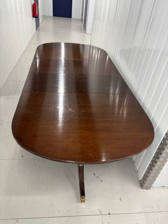 Image 1 of Antique mahogany extension table