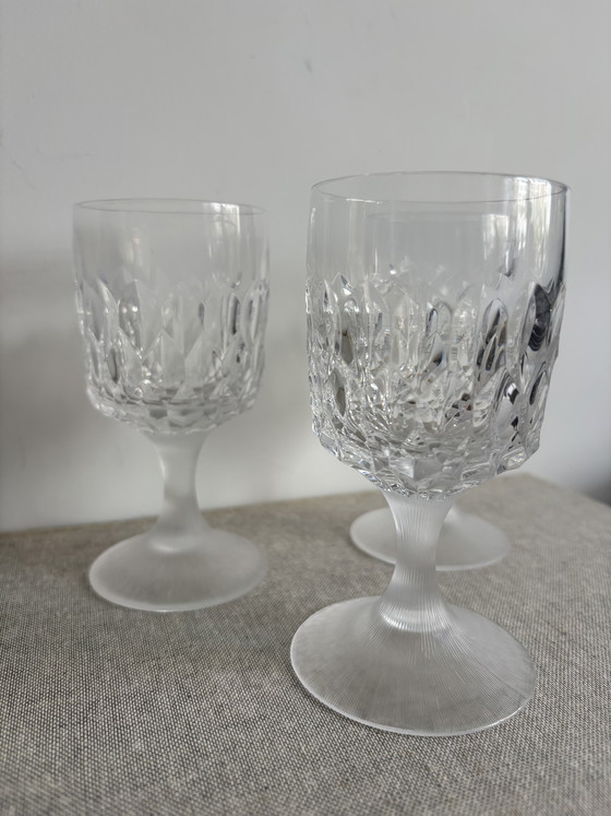 Image 1 of Verres à vin en cristal vintage Peill & Putzler 3x
