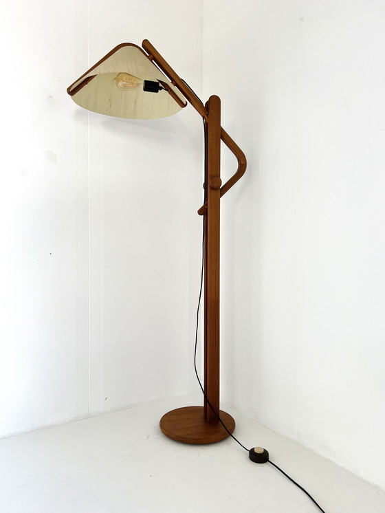 Image 1 of Vintage teak floor lamp, Domus '70